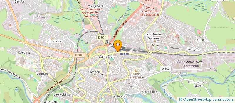 localisation de l'entreprise PANOSSIAN  RODEZ