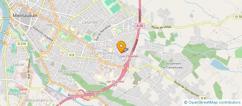 localisation de l'entreprise PANOSTOCK-TRESVITO à MONTAUBAN