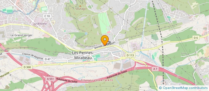 localisation de l'entreprise PANOU DISTRIBUTION à LES PENNES-MIRABEAU