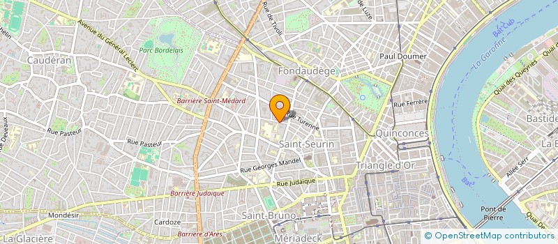 localisation de l'entreprise PANPI TRAITEUR à BORDEAUX