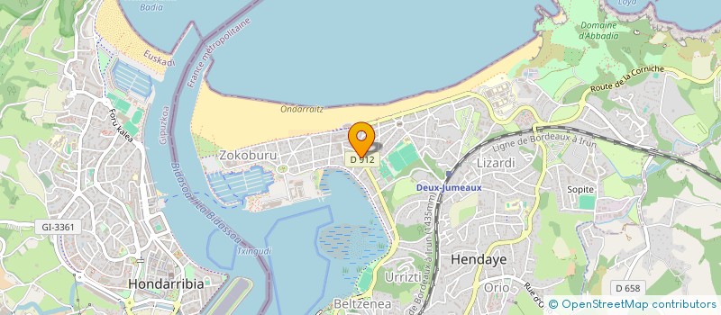 localisation de l'entreprise PANPOXA  HENDAYE