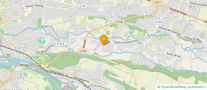 localisation de l'entreprise PANS  IDRON