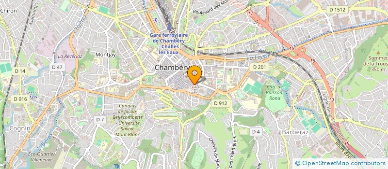 localisation de l'entreprise PANSCHIR  CHAMBERY