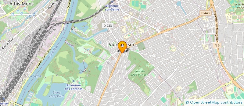 localisation de l'entreprise PANSHU INVEST  VIGNEUX-SUR-SEINE