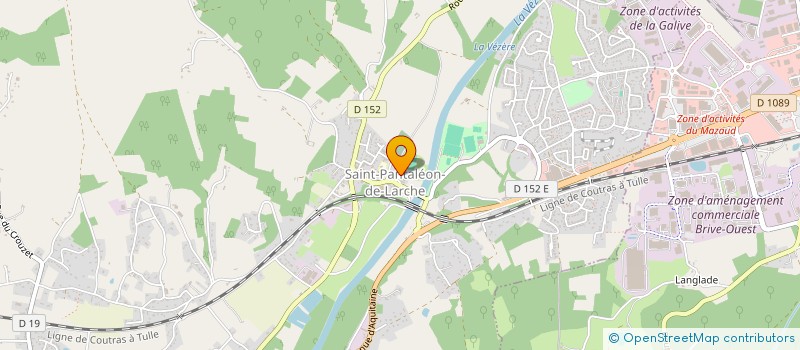 localisation de l'entreprise PANTA GYM  SAINT-PANTALEON-DE-LARCHE