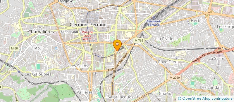 localisation de l'entreprise PANTA RHEI BUREAU DES ETUDIANTS DE PHILOSOPHIE  CLERMONT-FERRAND