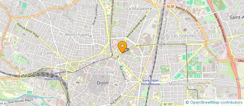 localisation de l'entreprise PANTAC IMMOBILIER à DIJON