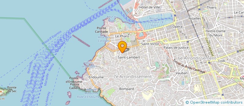 localisation de l'entreprise PANTAGRUEL à MARSEILLE