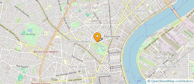 localisation de l'entreprise PANTALEON IMMOBILIER  BORDEAUX