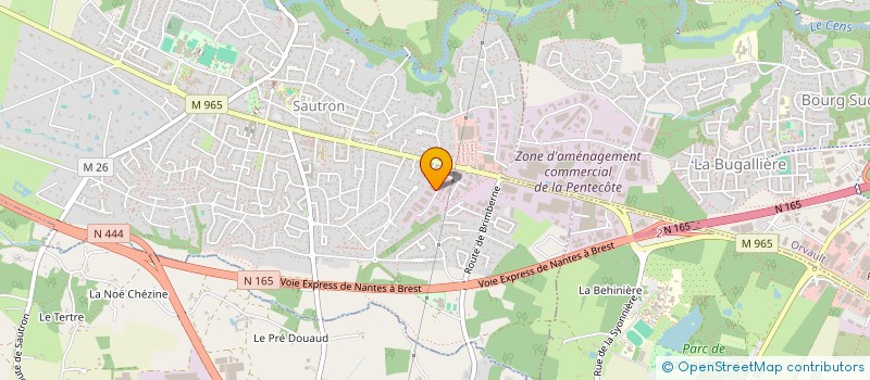 localisation de l'entreprise PANTALON PARIS à SAUTRON