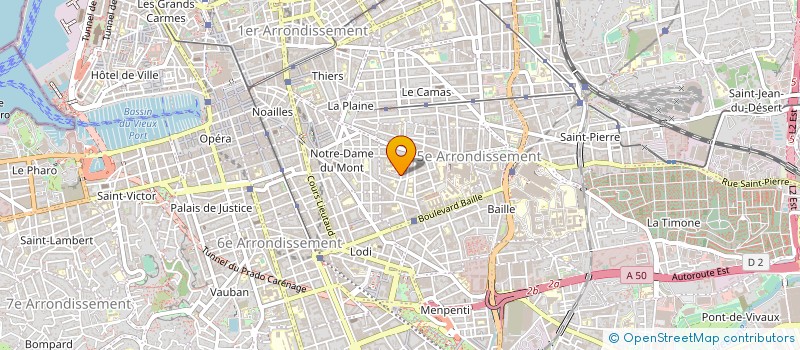 localisation de l'entreprise PANTATEX ET CIE à MARSEILLE