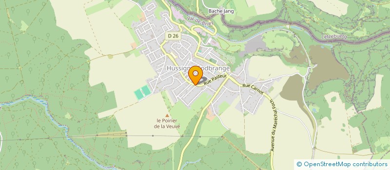 localisation de l'entreprise PANTHEON  HUSSIGNY-GODBRANGE