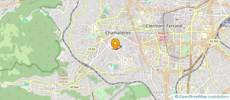 localisation de l'entreprise PANTHEON CONSULTING à CHAMALIERES