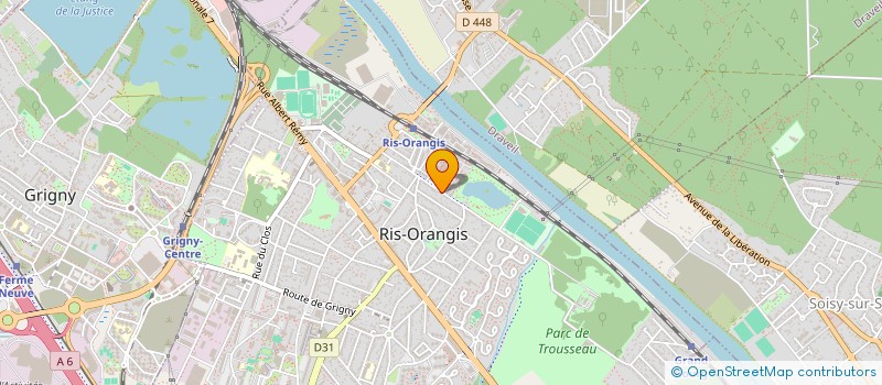 localisation de l'entreprise PANTHEON IMMO. à RIS-ORANGIS