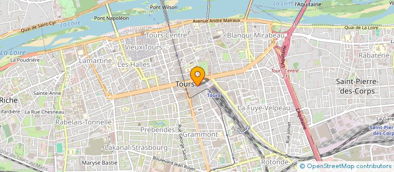 localisation de l'entreprise PANTHER'IMMO à TOURS
