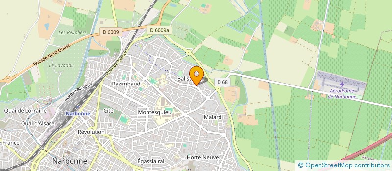 localisation de l'entreprise PANTHERA à NARBONNE
