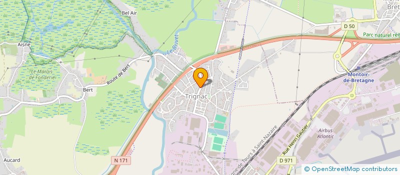 localisation de l'entreprise PANTHERA  TRIGNAC