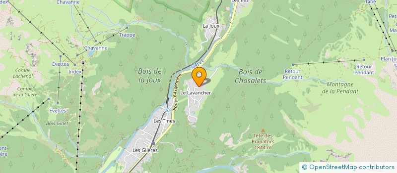 localisation de l'entreprise PANTHERA  CHAMONIX-MONT-BLANC