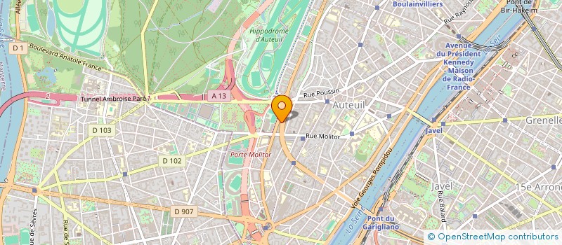 localisation de l'entreprise PANTHERA FILM  PARIS