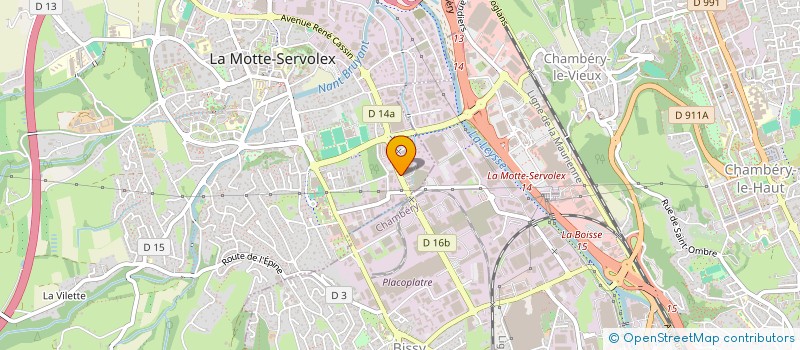 localisation de l'entreprise PANTHERA SECURITE à LA MOTTE-SERVOLEX