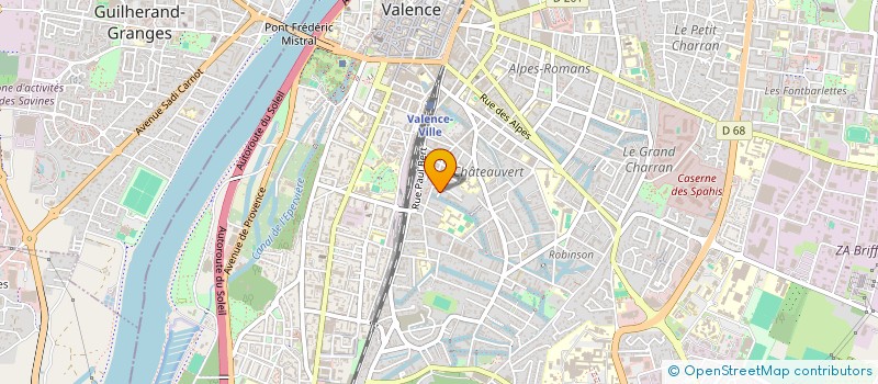 localisation de l'entreprise PANTHERE à VALENCE