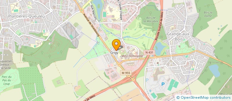 localisation de l'entreprise PANTHERE AUTO SARL à METZ