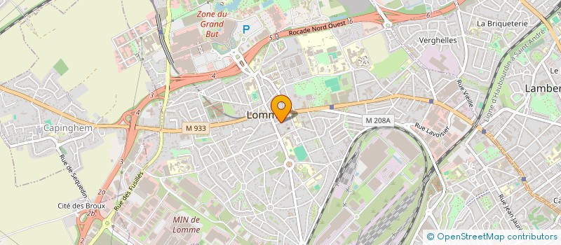 localisation de l'entreprise PANTHERS CLUB LILLE METROPOLE à LILLE