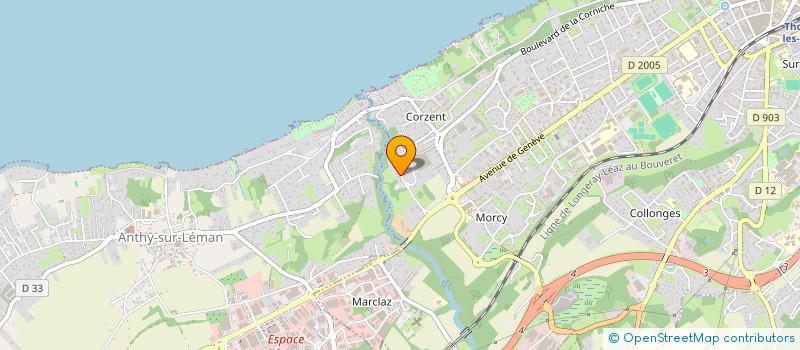 localisation de l'entreprise PANTHERS PRO PERFORMANCE à THONON-LES-BAINS