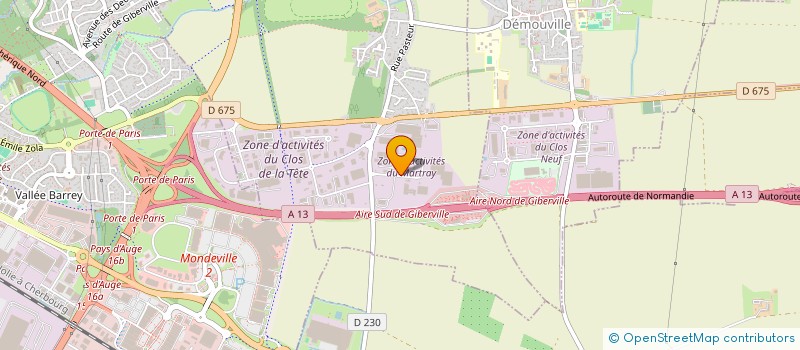 localisation de l'entreprise PANTHOU IMMO  GIBERVILLE