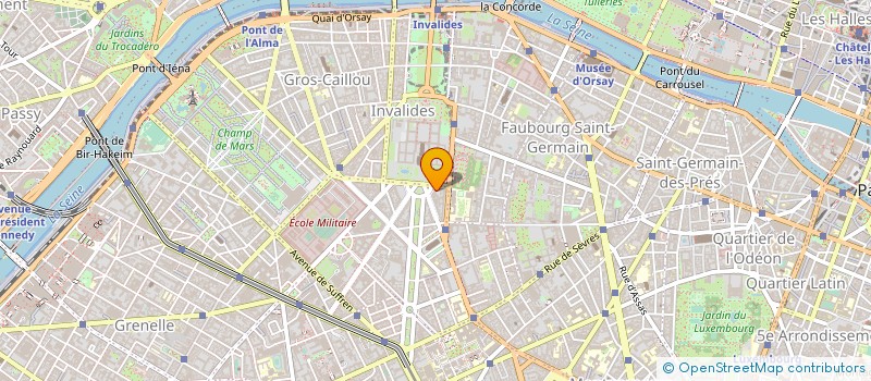 localisation de l'entreprise PANTHOURS à PARIS