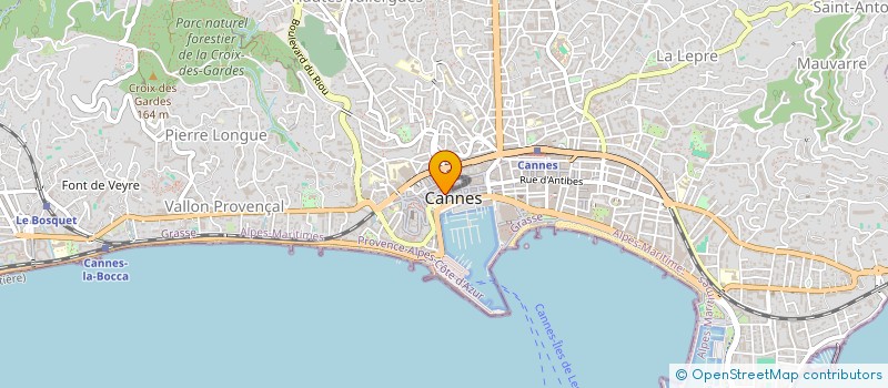 localisation de l'entreprise PANTIERO  CANNES