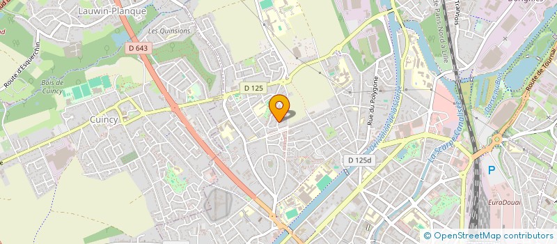 localisation de l'entreprise PANTIGNY à DOUAI