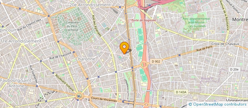 localisation de l'entreprise PANTIN DISTRIBUTION à PARIS
