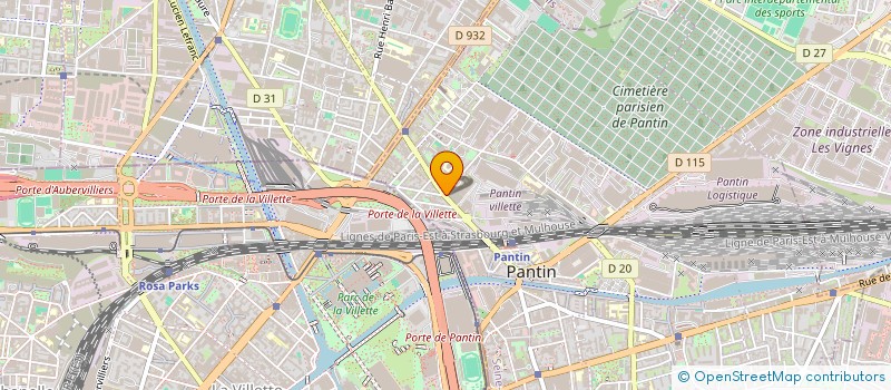 localisation de l'entreprise PANTIN SOLDES  PANTIN