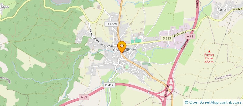 localisation de l'entreprise PANTODAPA  COMBRONDE