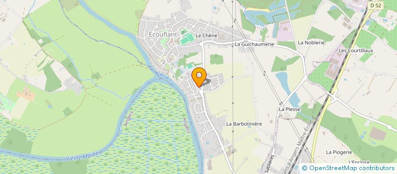 localisation de l'entreprise PANTOFOLA  ECOUFLANT