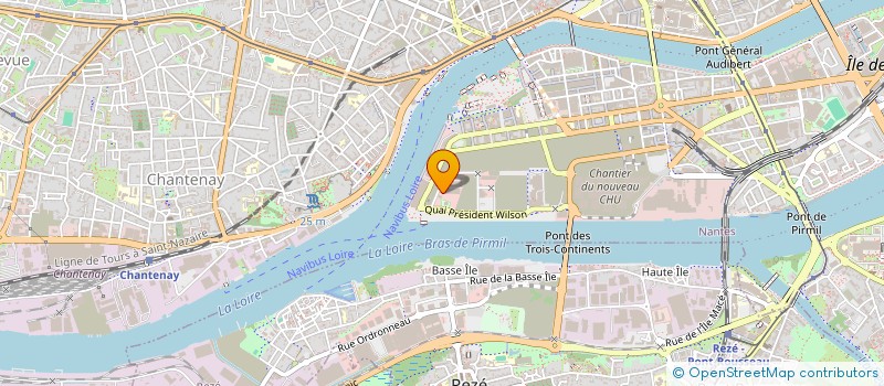 localisation de l'entreprise PANTOGRAPHE à NANTES