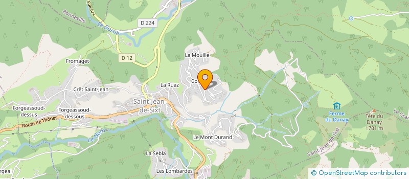 localisation de l'entreprise PANTOKRATOR  SAINT-JEAN-DE-SIXT