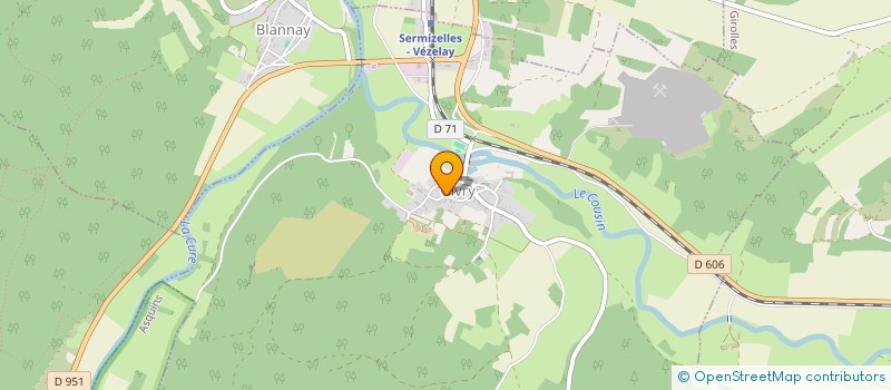 localisation de l'entreprise PANTOUFL'ARTS  GIVRY