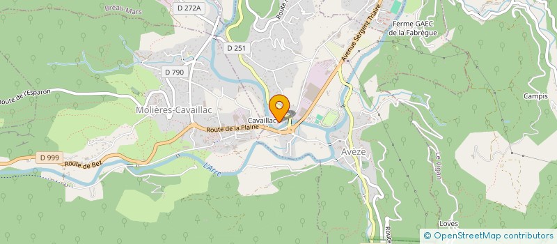 localisation de l'entreprise PANTXI  AVEZE