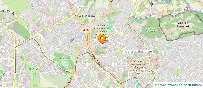 localisation de l'entreprise PANUELS à MONTPELLIER