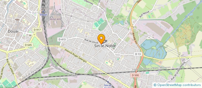 localisation de l'entreprise PANUMA  SIN-LE-NOBLE