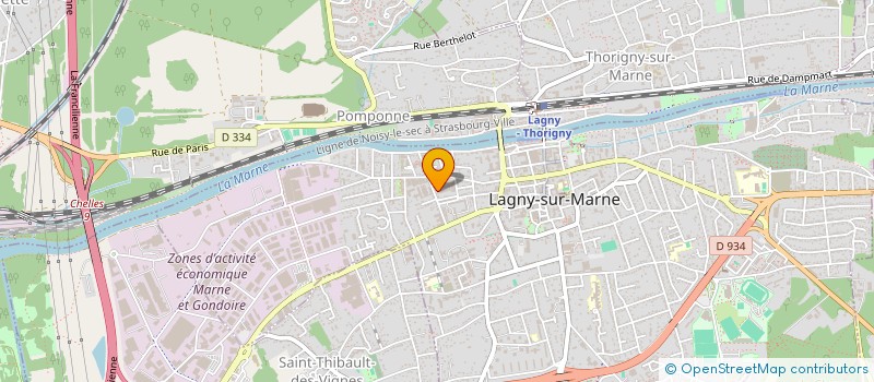 localisation de l'entreprise PANYDIS ILE DE FRANCE à LAGNY-SUR-MARNE