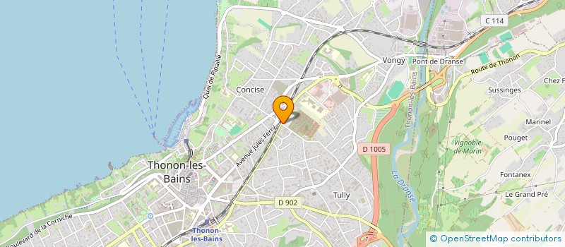 localisation de l'entreprise PANZAI à THONON-LES-BAINS