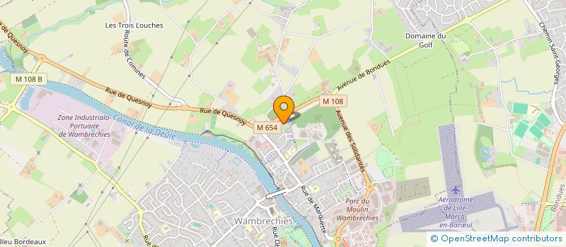 localisation de l'entreprise PANZER  WAMBRECHIES