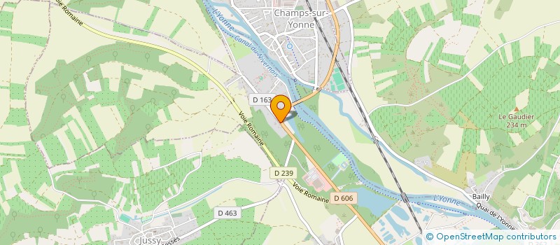 localisation de l'entreprise PAO à AUXERRE