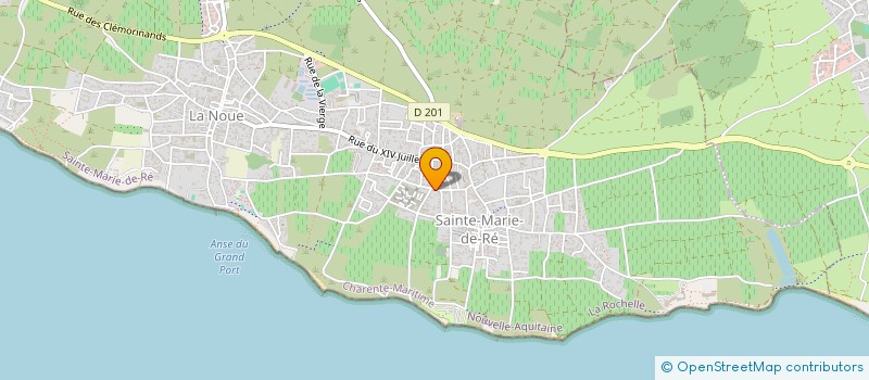 localisation de l'entreprise PAO  SAINTE-MARIE-DE-RE