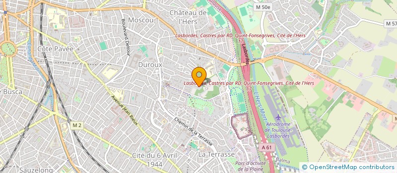 localisation de l'entreprise PAO à TOULOUSE
