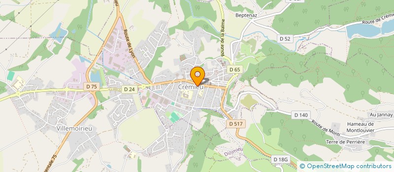 localisation de l'entreprise PAO  CHALEINS