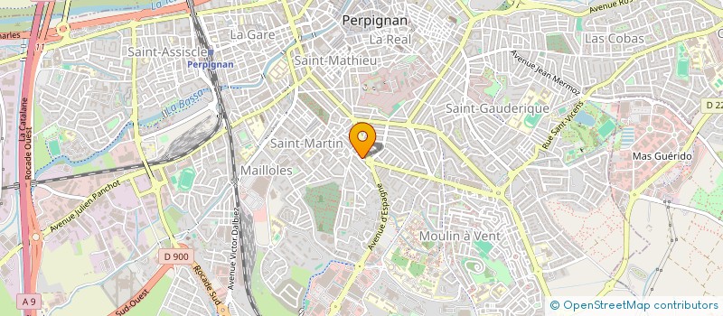 localisation de l'entreprise PAO COPY à PERPIGNAN